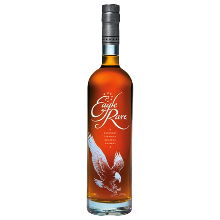bottle of eagle rare kentucky straight bourbon whiskey